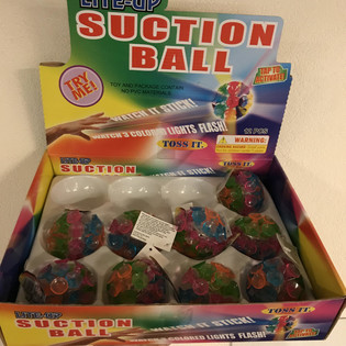 Luminous Suction Cup Balls in Display (12pcs)