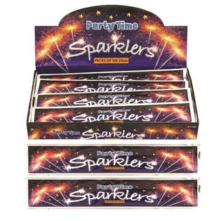 6 piece stars sets, 25 cm. (36 Packs)