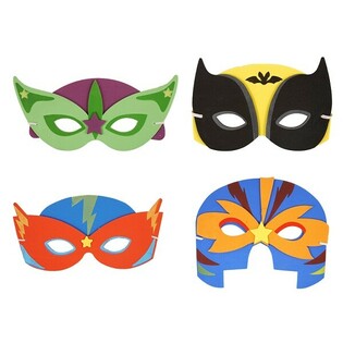 Mix Foam Superhero Masks (24 pcs.)