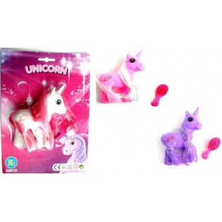 UNICORN / UNICORN WITH BRUSH ON CARD (24pcs)