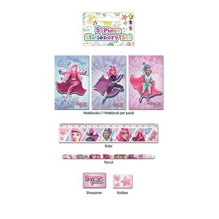 5-PIECE SUPER GIRLS STATIONERY SET (24 pcs.)