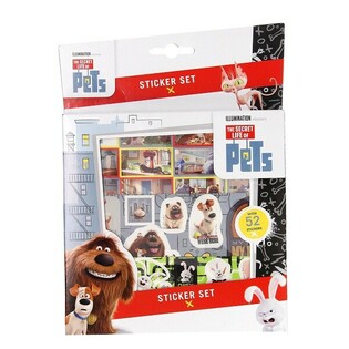 52-Piece SECRET LIFE OR PETS STICKER SET (12 pieces)