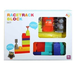 RACE JOB BUILDING BLOCKS SET, FOR CHILDREN FROM 18 MONTHS (2 pcs.)
