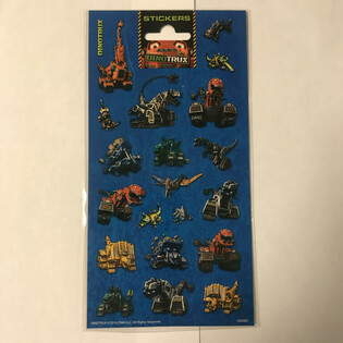 STICKERS: DINOTRUX, Dim. 20 x 10 cm. (10pcs)