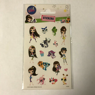STICKERSHEET: LITTLE PETSHOP, Dim. 16 x 9 cm (10 pcs.)