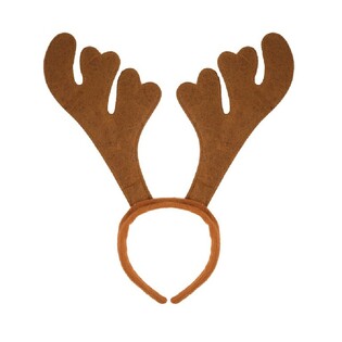 CHRISTMAS REINDEER DIADEMA - Brown (24 pcs.)