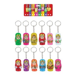 KEYCHAIN WITH RUSSIAN DOLL (12 pcs.)