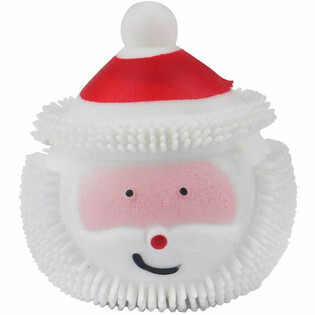 LUMINOUS SANTA PUFFER BALLS IN DISPLAY (12pcs)
