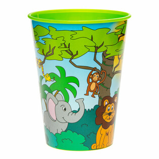 Drinking Cup / Ice Cream Cup Jungle Animals - 260 ml (12 pcs)