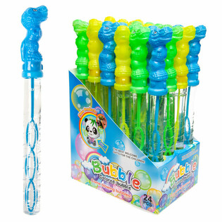 Dinosaur Bubble Wand 25 cm in Display (24 pcs)