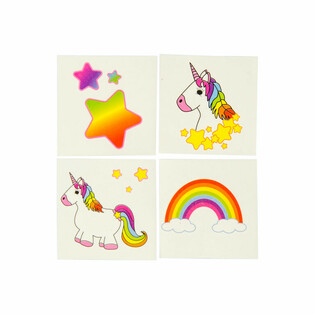 Unicorn Temporary Tattoos (288 pcs)