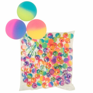 MIX FROSTED BOUNCY BALLS Ø 2.7 cm (100 pcs)