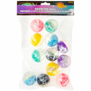 Bouncing Balls SPACE / SPACE &Oslash; 4.5 Cm. (12pcs)