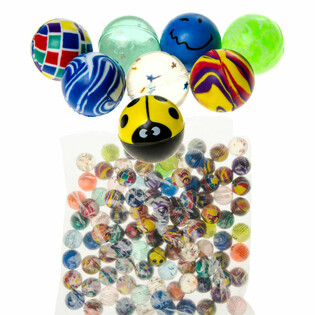 MIX BOUNCY BALLS Ø 2.7 cm (100 pcs)