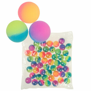 Frosted Bouncy Balls Mix &Oslash; 3.2 cm (50 pcs)