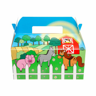 FARM MENU BOX - 22.5 x 12 x 9.5 Cm. (24pcs)