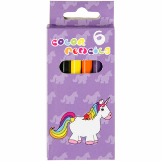 6 PIECE COLOR PENCILS SET - UNICORN / UNICORN (24pcs)