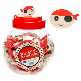 Pirate Erasers in Tub (100 pcs)