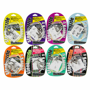 IQ Metal Puzzle on Blister Card (12 pcs)
