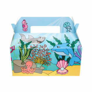 MENUBOX SEA / OCEAN - 22.5 x 12 x 9.5 Cm. (24 pcs.)