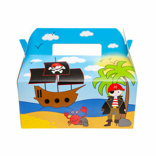 MENUBOX PIRATE - 22.5 x 12 x 9.5 Cm. (24pcs)