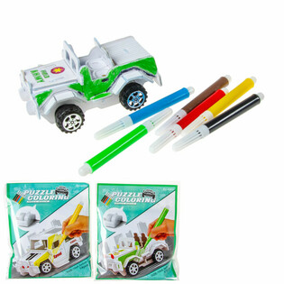 3D PUZZLE BUILD & COLOR YOUR OWN CAR (12pcs)