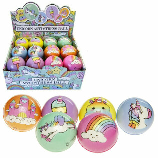 ANTI-STRESS SQUEEZE BALL - UNICORN (24 Pcs)