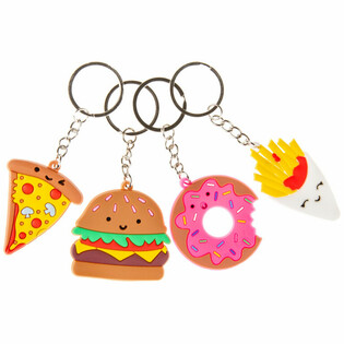 Mix Fast Food Keychains (48 pcs)