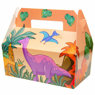 DINOSAUR MENU BOX - 22.5 x 12 x 9.5 cm (Pack of 24)