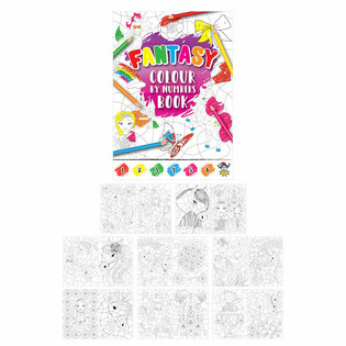 Color by Number Coloring Books - Girls (48 pcs.)