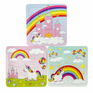 MIX Unicorn Puzzles - 14 x 14 cm (50 pcs.)
