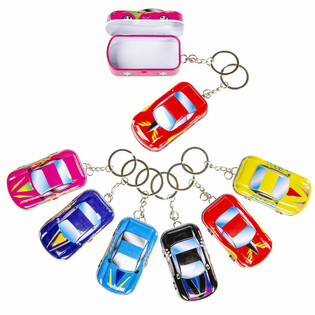 Metal Car Storage Box Keychain (48 pcs)