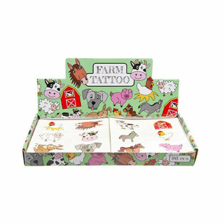 Fun Farm Animal Tattoos (96 pcs)
