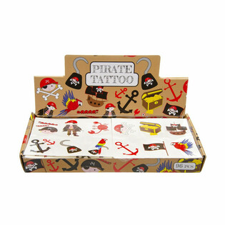 Pirate Fun Tattoos - Display (96 Pcs)