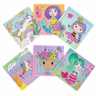 Wooden Girls Puzzles Display (24 pcs)