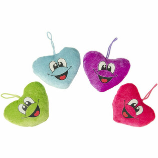 PLUSH HEARTS WITH FACE - MIX (24 pcs.)