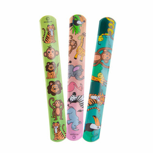 Slap Bracelet Wild Animals (36 pcs)
