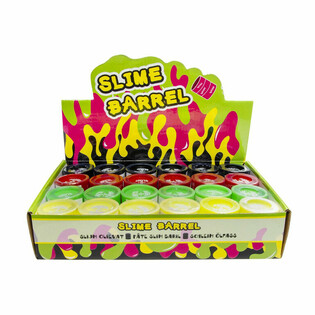 SMALL COLORED SLIME IN DISPLAY (24 pcs.)