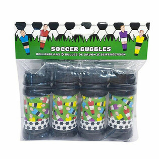 FOOTBALL BUBBLE BLOWER 50ML (4-PACK)