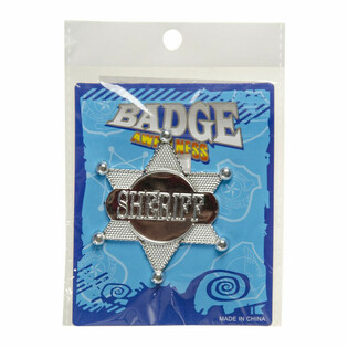 SHERIFF STAR ON CARD (48 pcs)