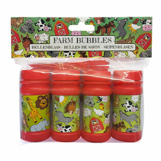 FARM ANIMAL BUBBLE BLOWER 50ML (4 pcs.)