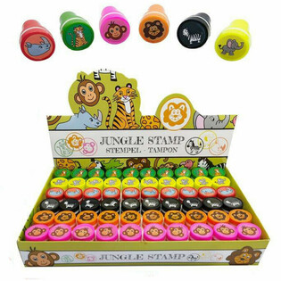 Jungle Animal Stamps in Display (60 pcs)