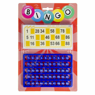 Bingo Play Set on Card (6 pcs)