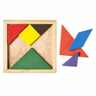 Wooden Tangram Puzzle Set (12 pcs)