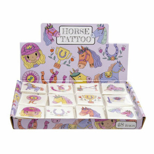 FUN TATTOOS - HORSES (48x12 pcs)