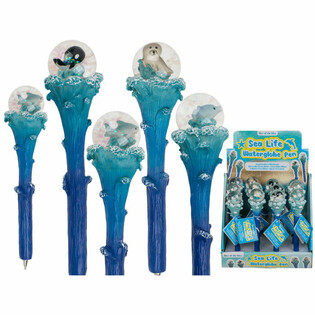 Sea Life Glitter Water Ballpoint Pens (12pc Display)
