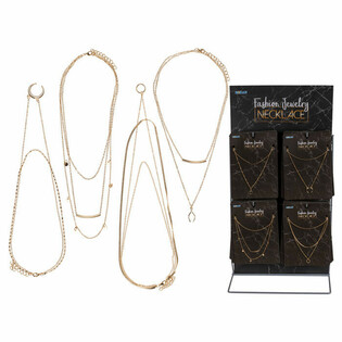 **MEGA CHEAP** COMPLETE DISPLAY WITH FASHION JEWELRY - NECKLACES (48 pcs)