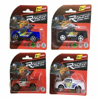 COOL TOY RACE PICKUP CARS ON CARD (24 pcs)