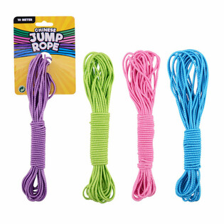 OUTDOOR FUN - Chinese Jump Rope Skipping Elastic, 10 Meters (6 pcs)