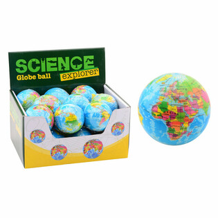 SCIENCE EXPLORER - Foam Globe Ball &Oslash;6 cm (18 pcs in display)